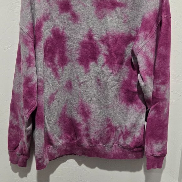Pink &Gray Tie Dye (M) Women's Sweatshirt Lighty loved - Picture 3 of 3